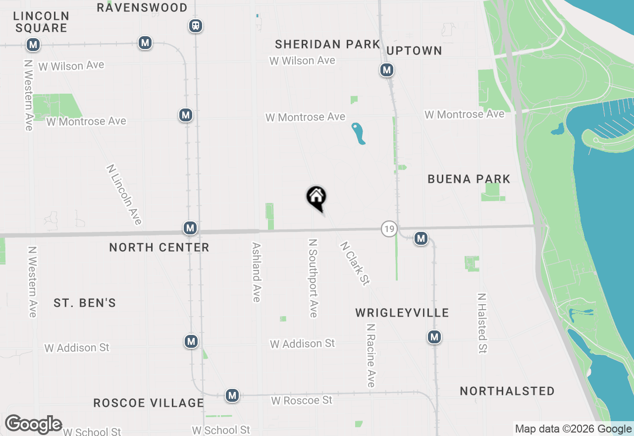 Map of 4027 N Southport Avenue #2, Chicago, IL 60613