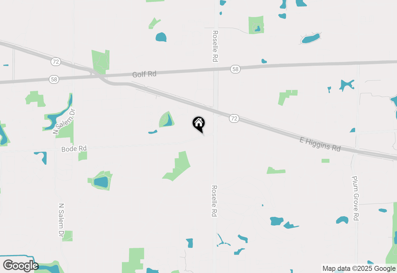 Map of 813 Linden Circle, Hoffman Estates, IL 60169