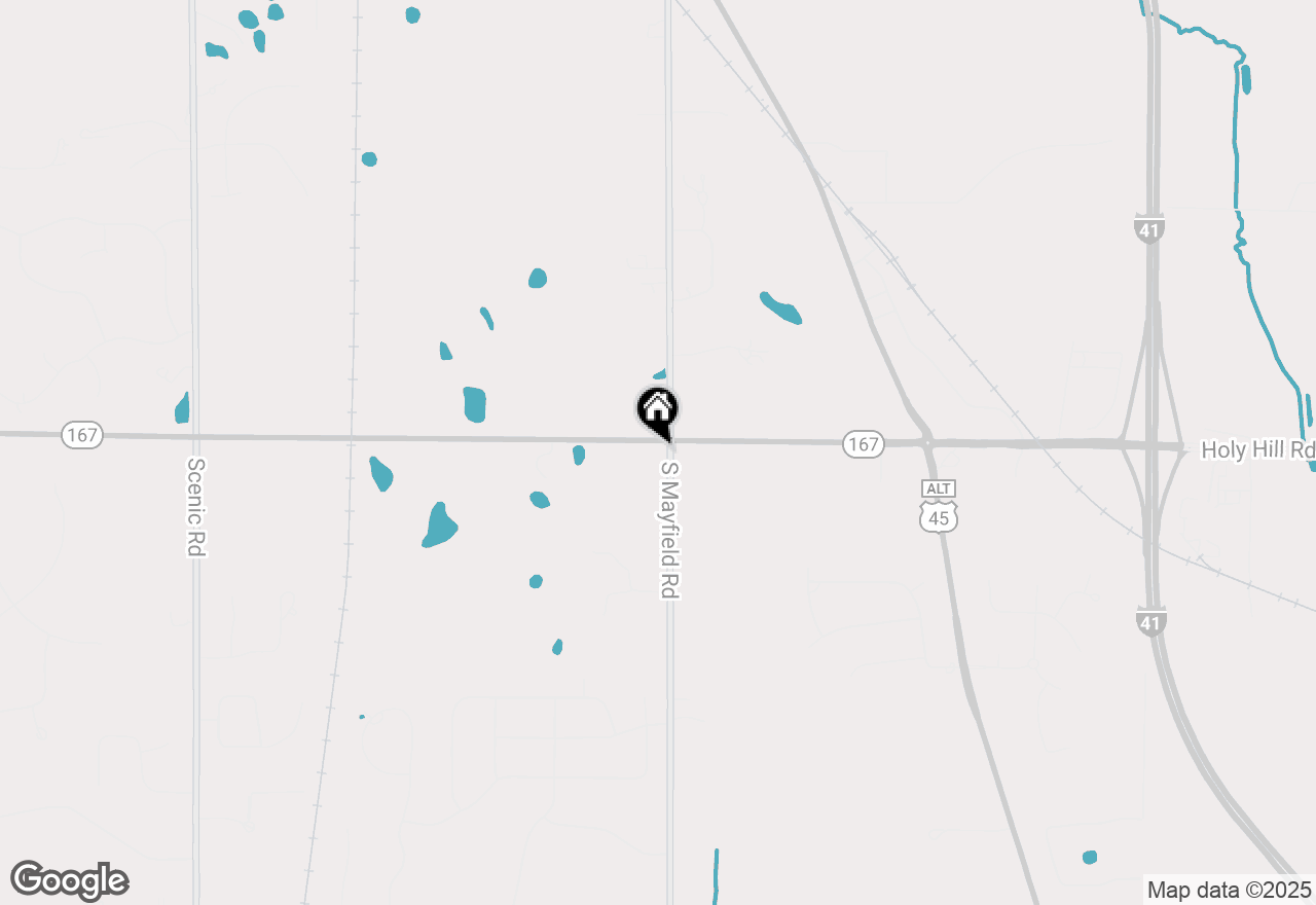 Map of 1685 W Mayfield Rd, Richfield, WI 53076