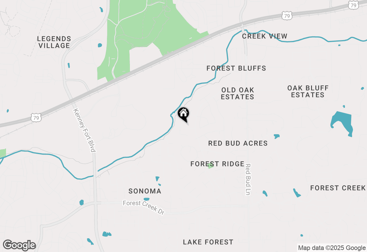 Map of 612 Trailside Bnd, Round Rock, TX 78665