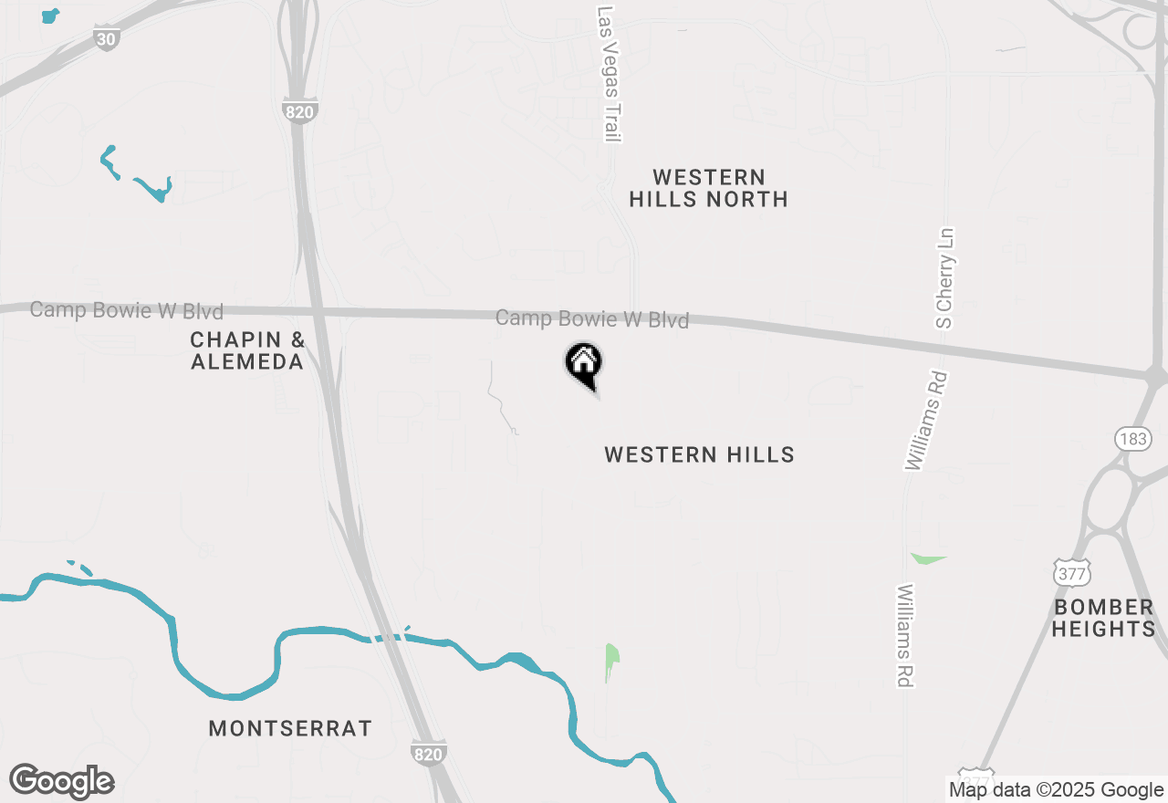 Map of 3501 Paint Trail, Fort Worth, TX 76116