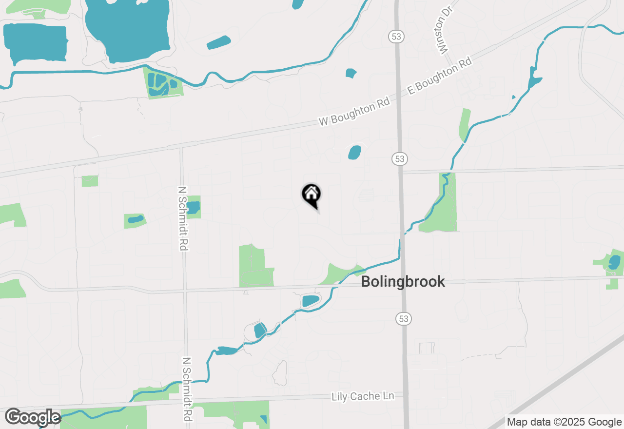 Map of 225 Lincolnshire Court, Bolingbrook, IL 60440
