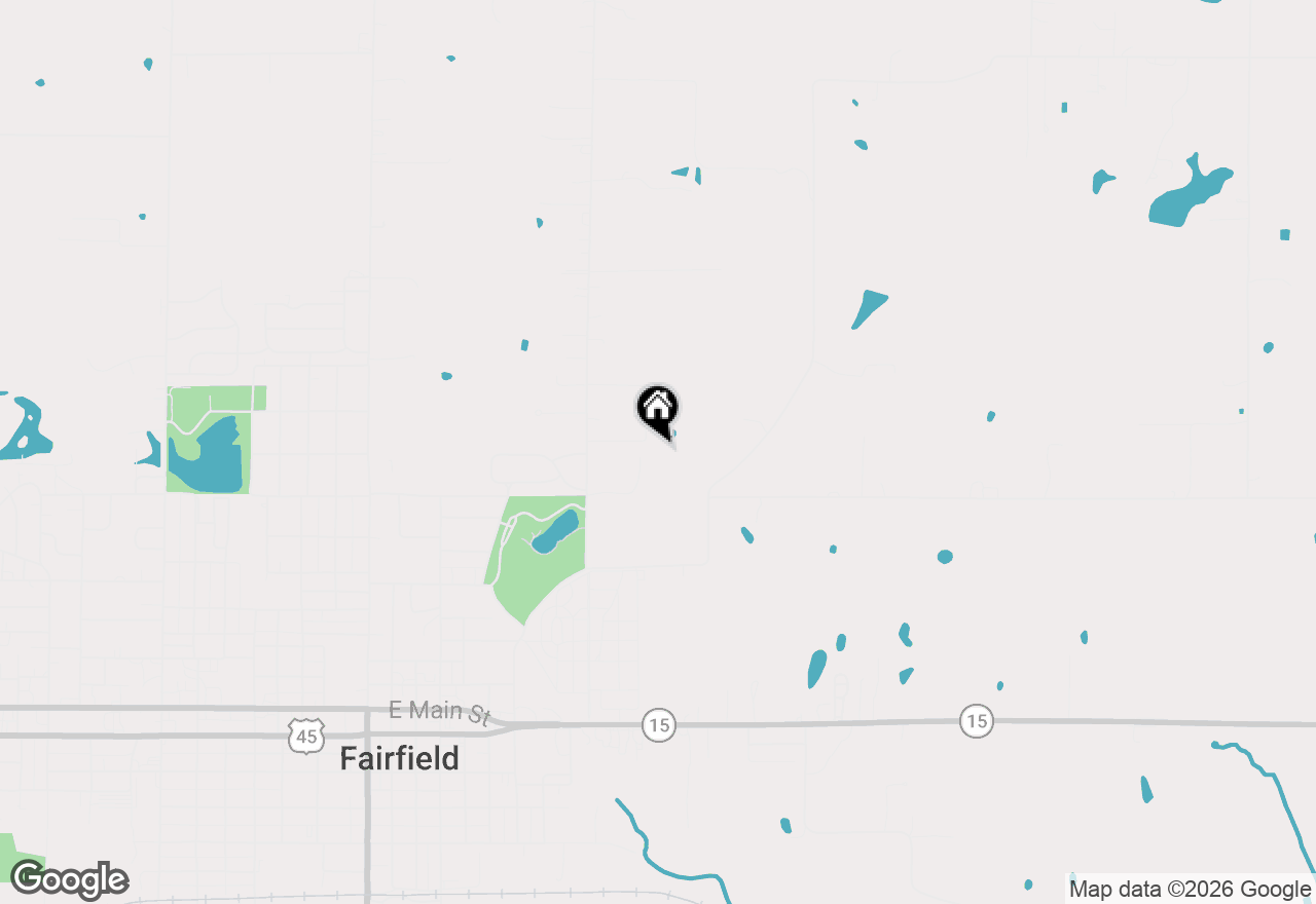 Map of 9 Fawn Drive, Fairfield, IL 62837