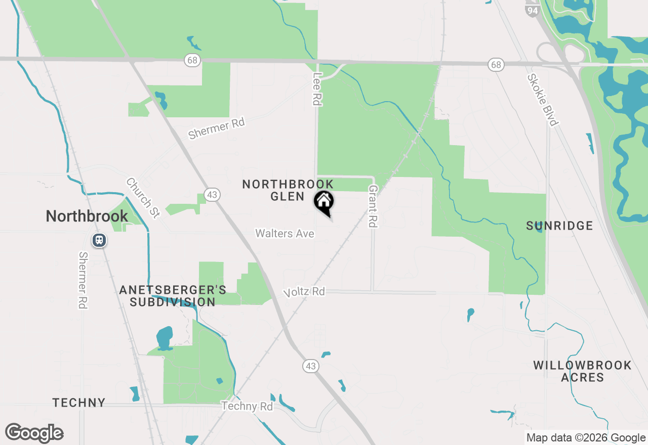 Map of 1150 Willow Lane, Northbrook, IL 60062