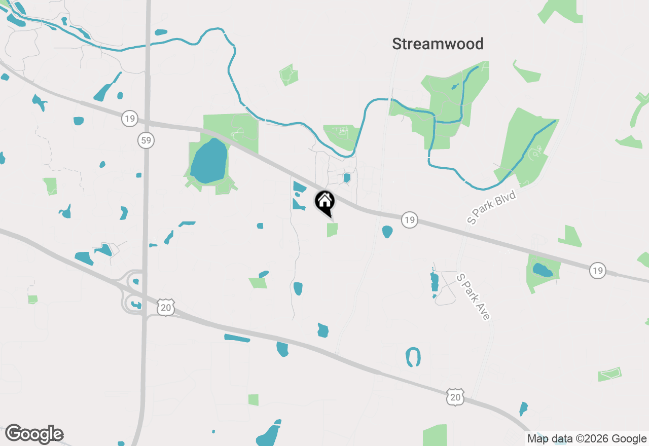 Map of 1041 Fulton Drive, Streamwood, IL 60107