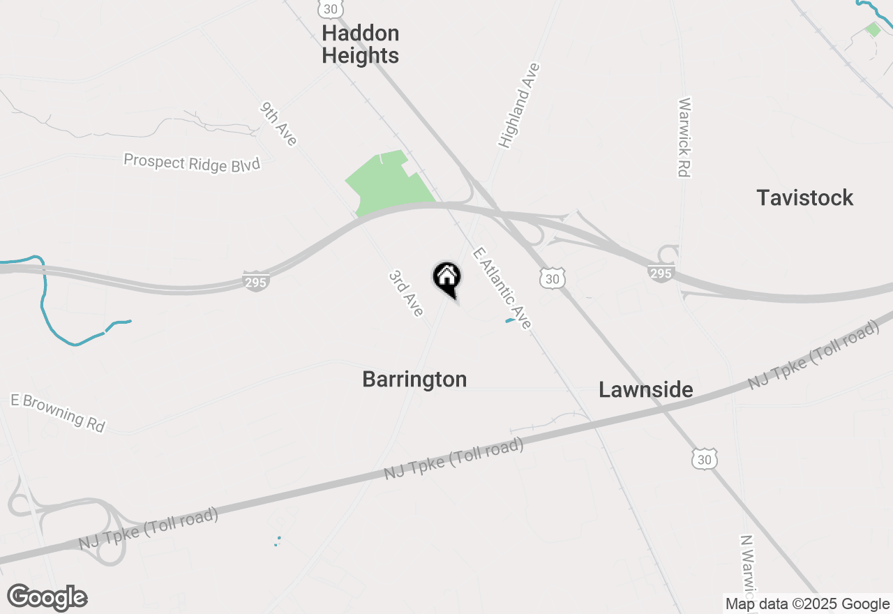 Map of 206-212 Clements Bridge Road #208, Barrington, NJ 08007