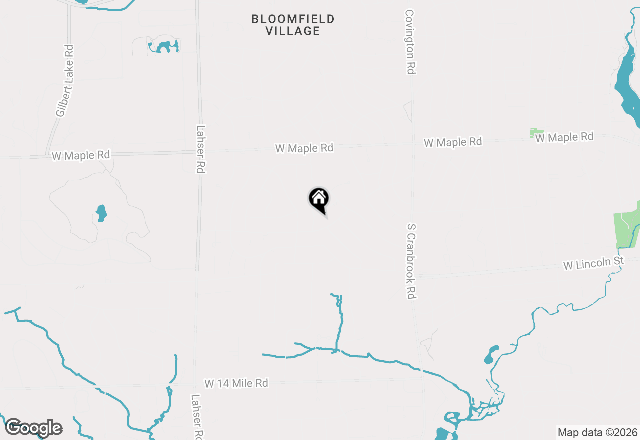 Map of 2985 Summervale Lane, Bloomfield Hills, MI 48301