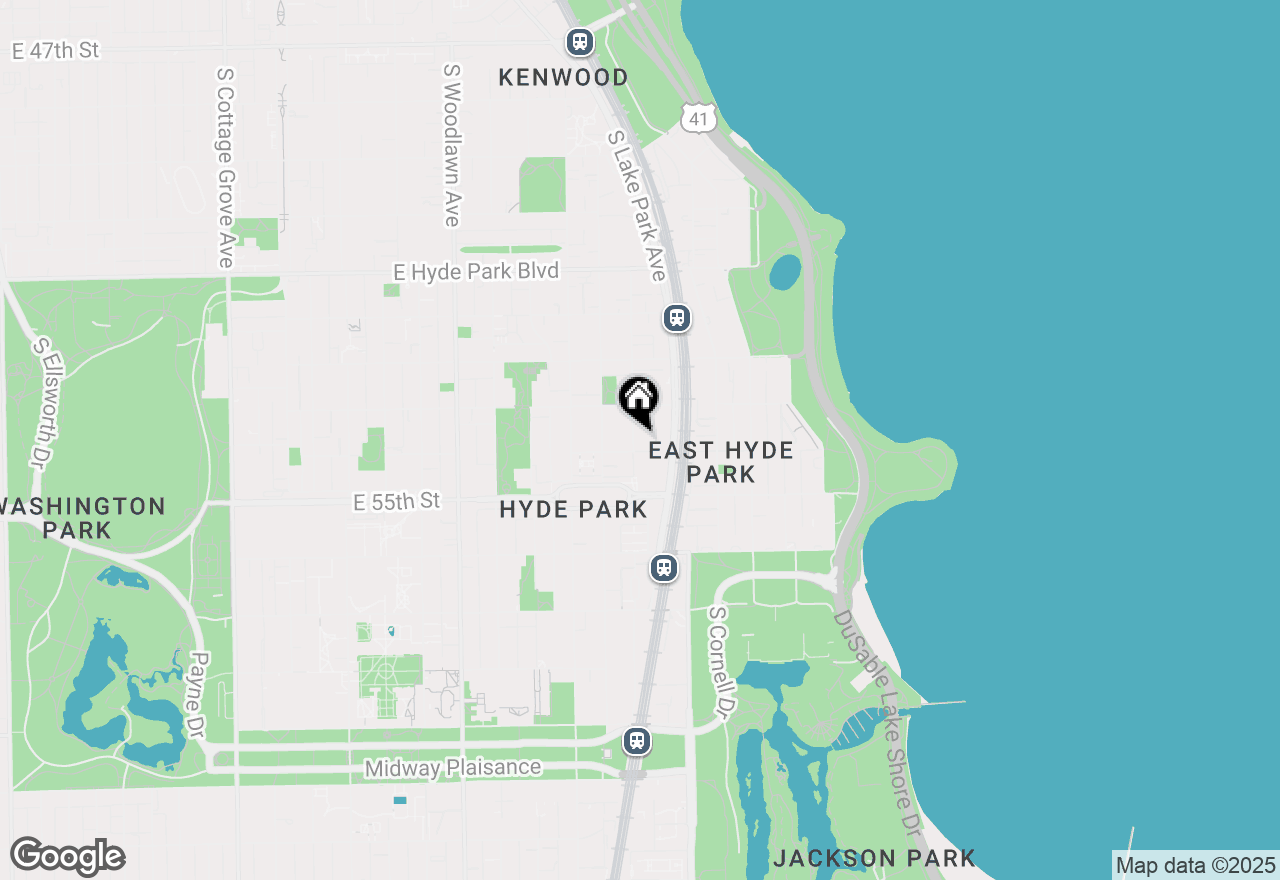 Map of 5439 S Harper Avenue #3, Chicago, IL 60615