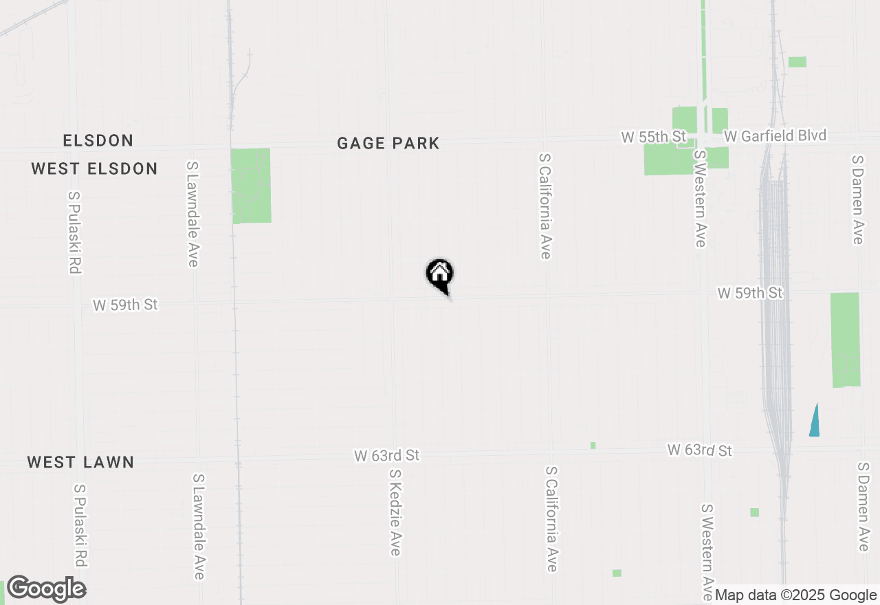 Map of 3049 W 59th Street #2F, Chicago, IL 60629