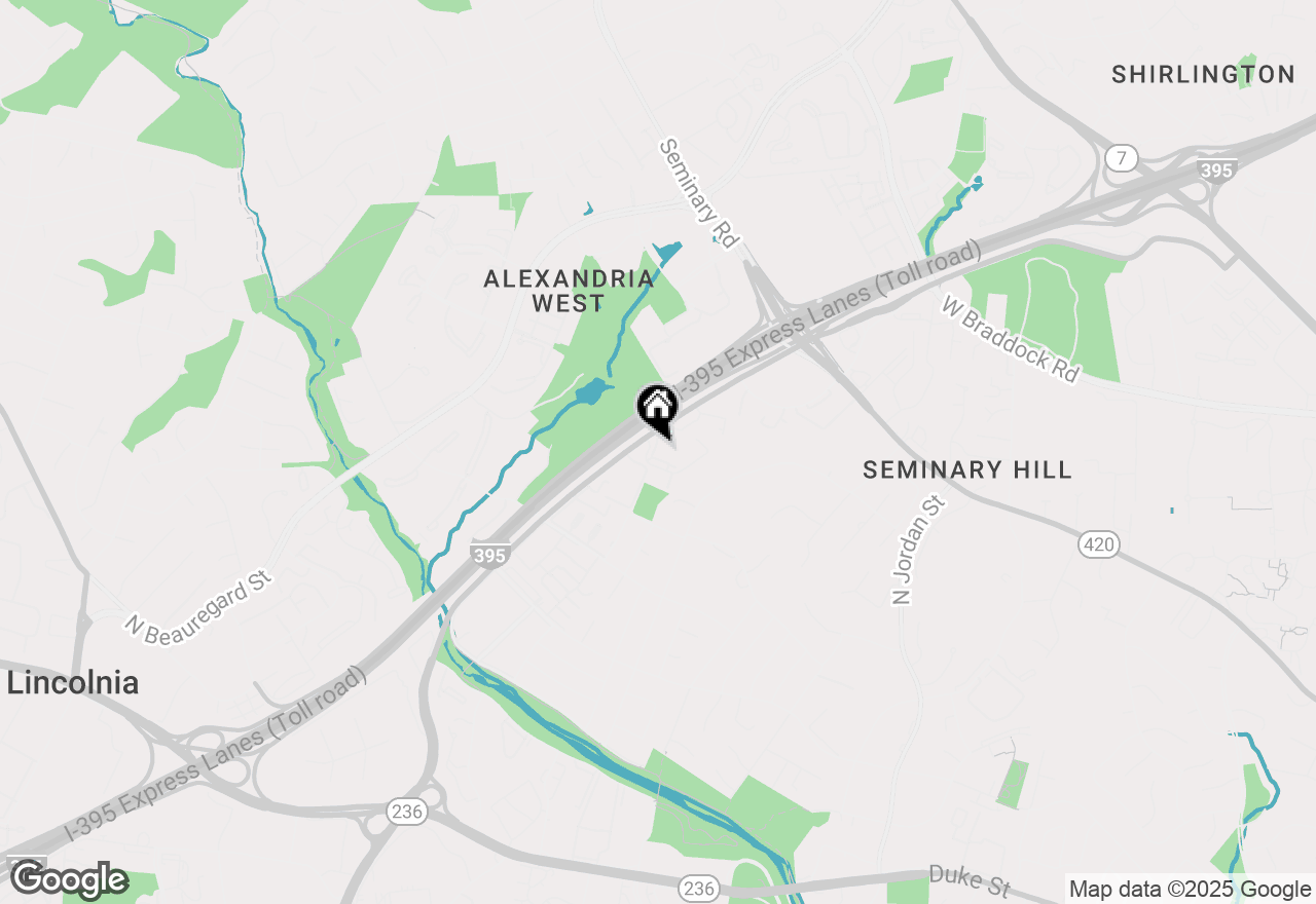 Map of 1401 N Van Dorn Street #A, Alexandria, VA 22304