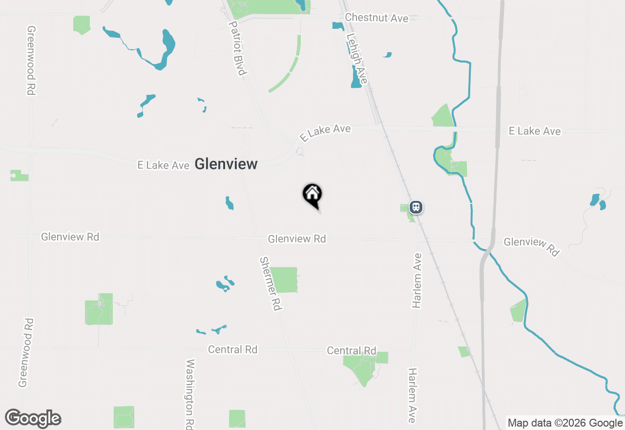 Map of 2238 Prairie Street, Glenview, IL 60025