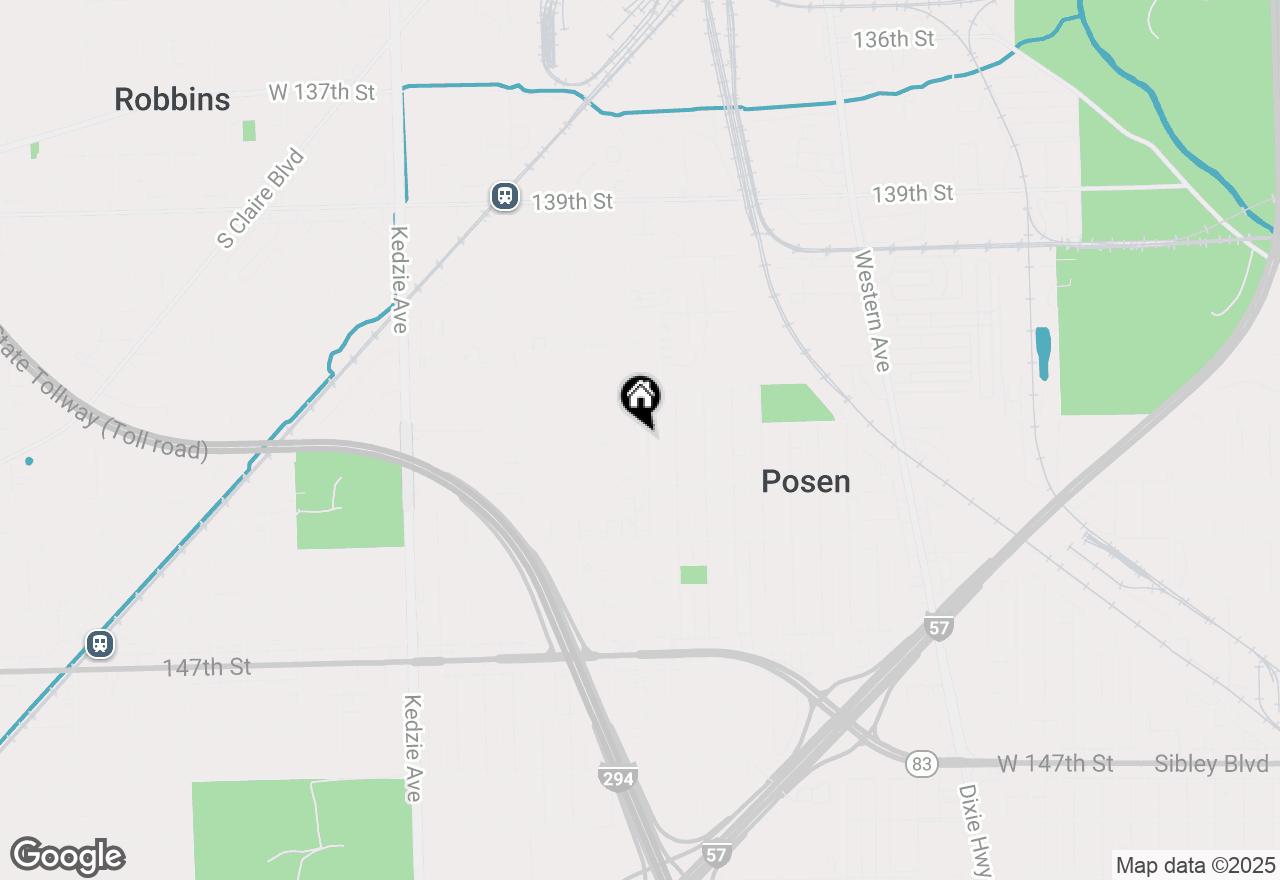 Map of 14309 S California Avenue, Posen, IL 60469