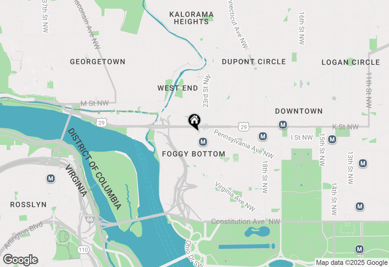 Map of 940 24th Street Nw, Washington, DC 20037