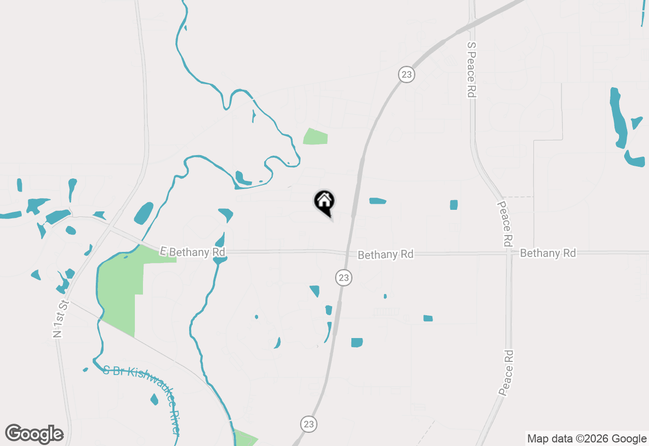 Map of 2405 Glen Circle East, Sycamore, IL 60178