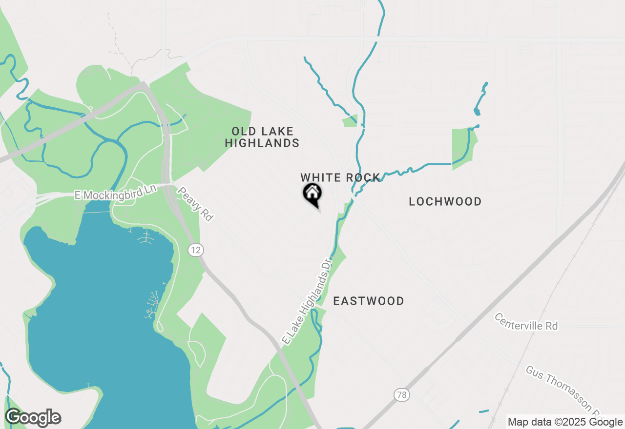 Map of 10105 Medlock Drive, Dallas, TX 75218