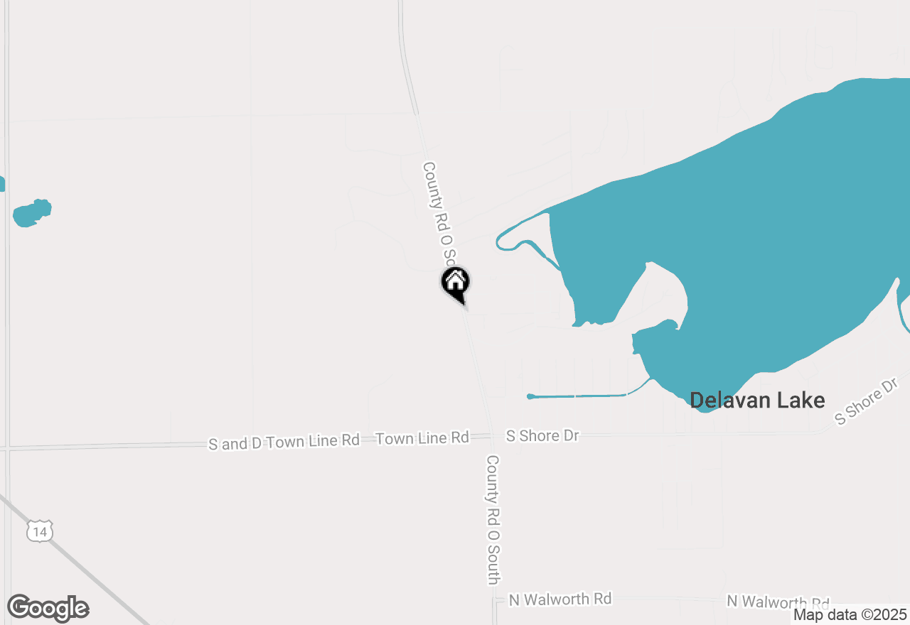 Map of 2661 County Road O, Delavan, WI 53115