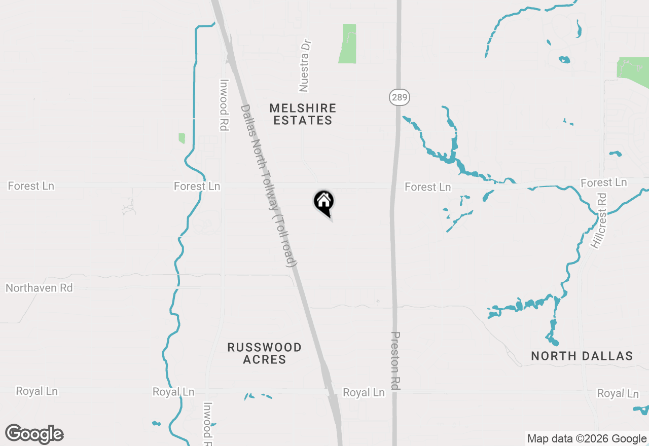 Map of 5717 Preston Haven Drive, Dallas, TX 75230