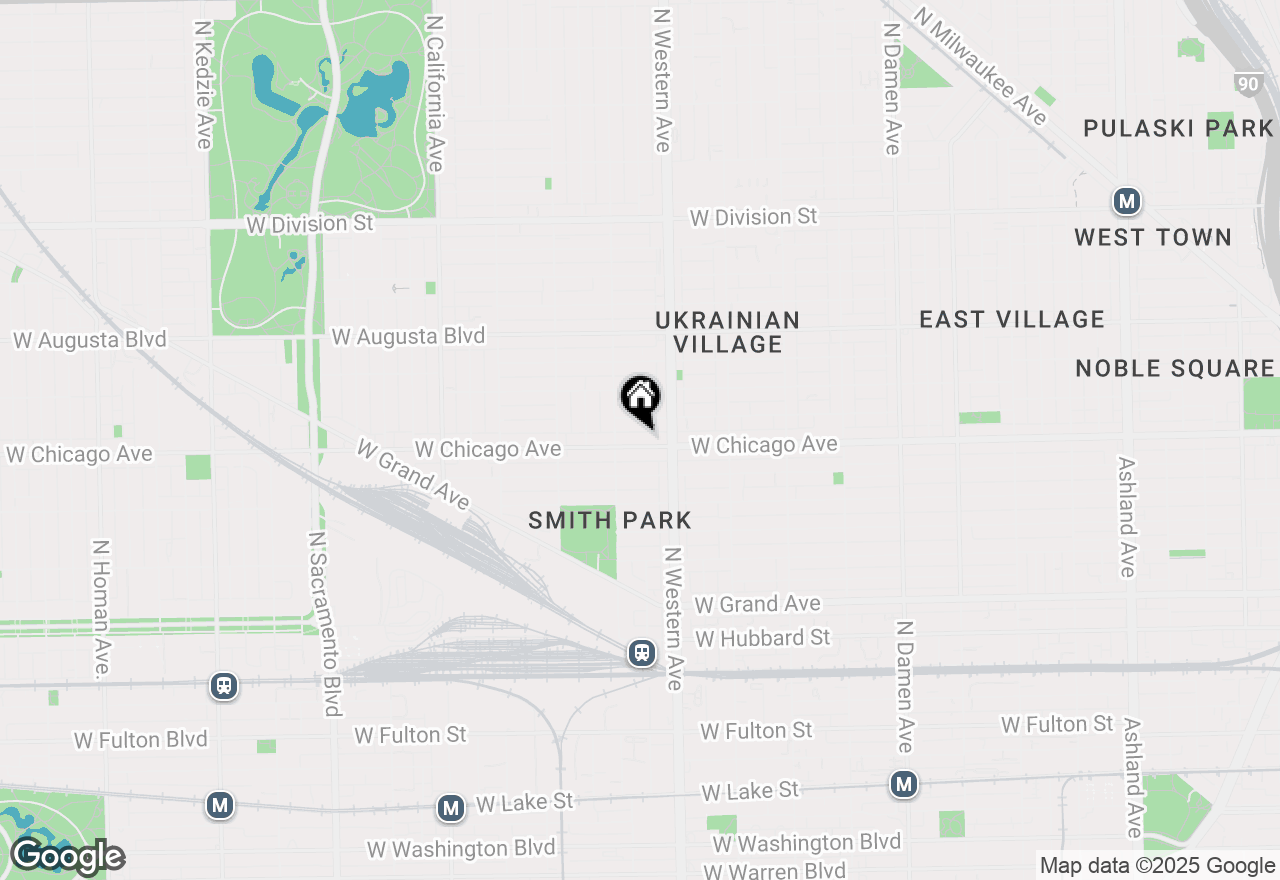 Map of 2432 W Chicago Avenue #1N, Chicago, IL 60622