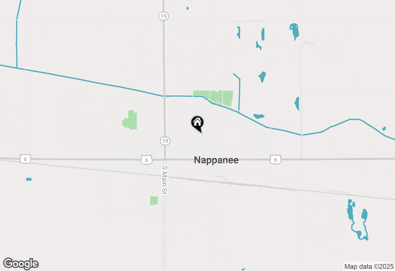 Map of 351 N Hartman Street, Nappanee, IN 46550