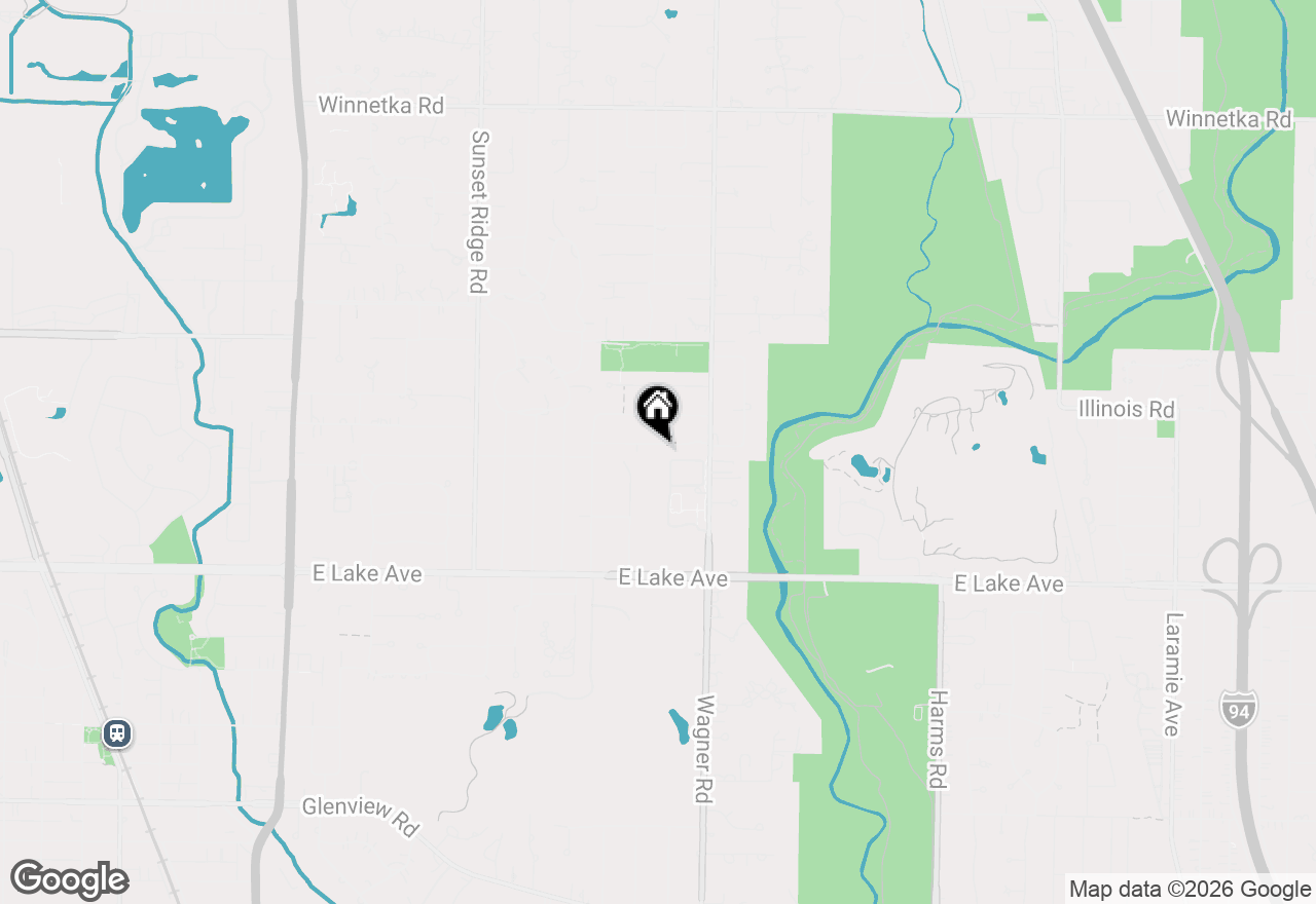 Map of 941 Burton Terrace, Glenview, IL 60025