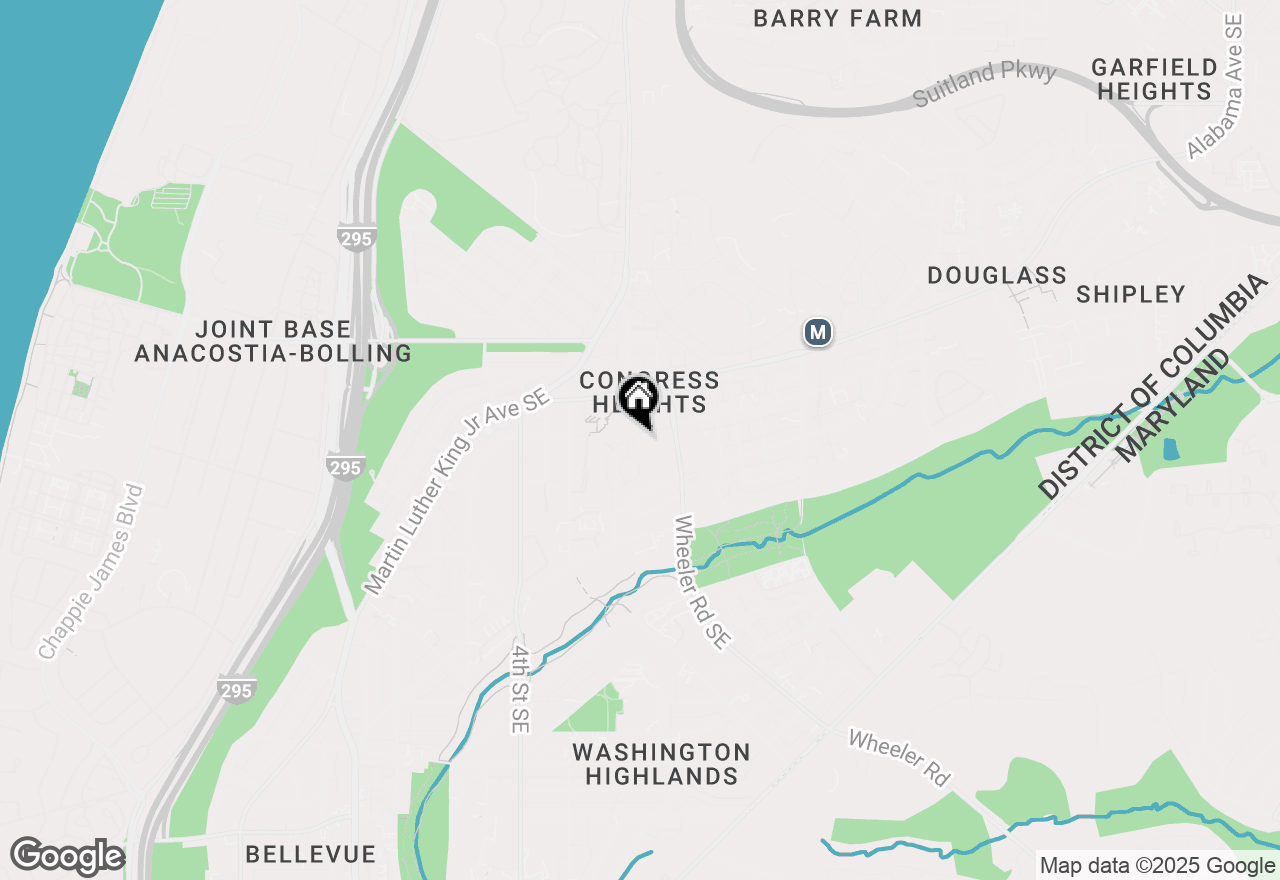 Map of 773 Wheeler Hill Drive Se #773, Washington, DC 20032