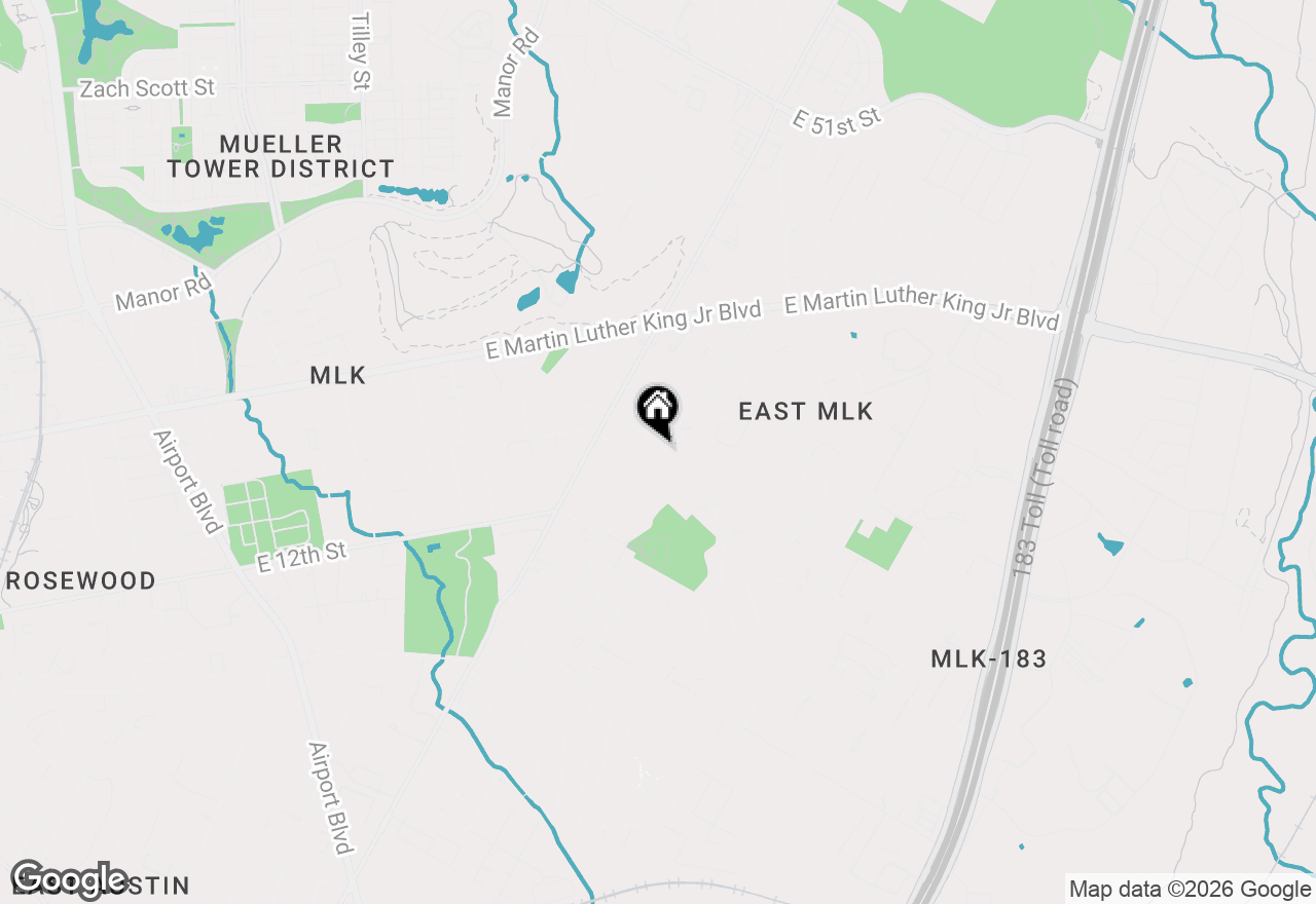 Map of 1406 N Redondo Dr, Austin, TX 78721