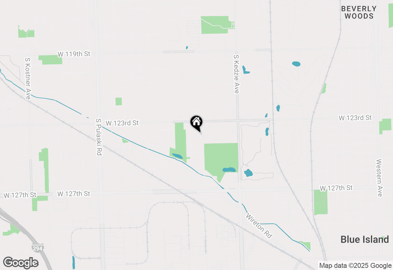 Map of 3416 W 124th Street, Alsip, IL 60803