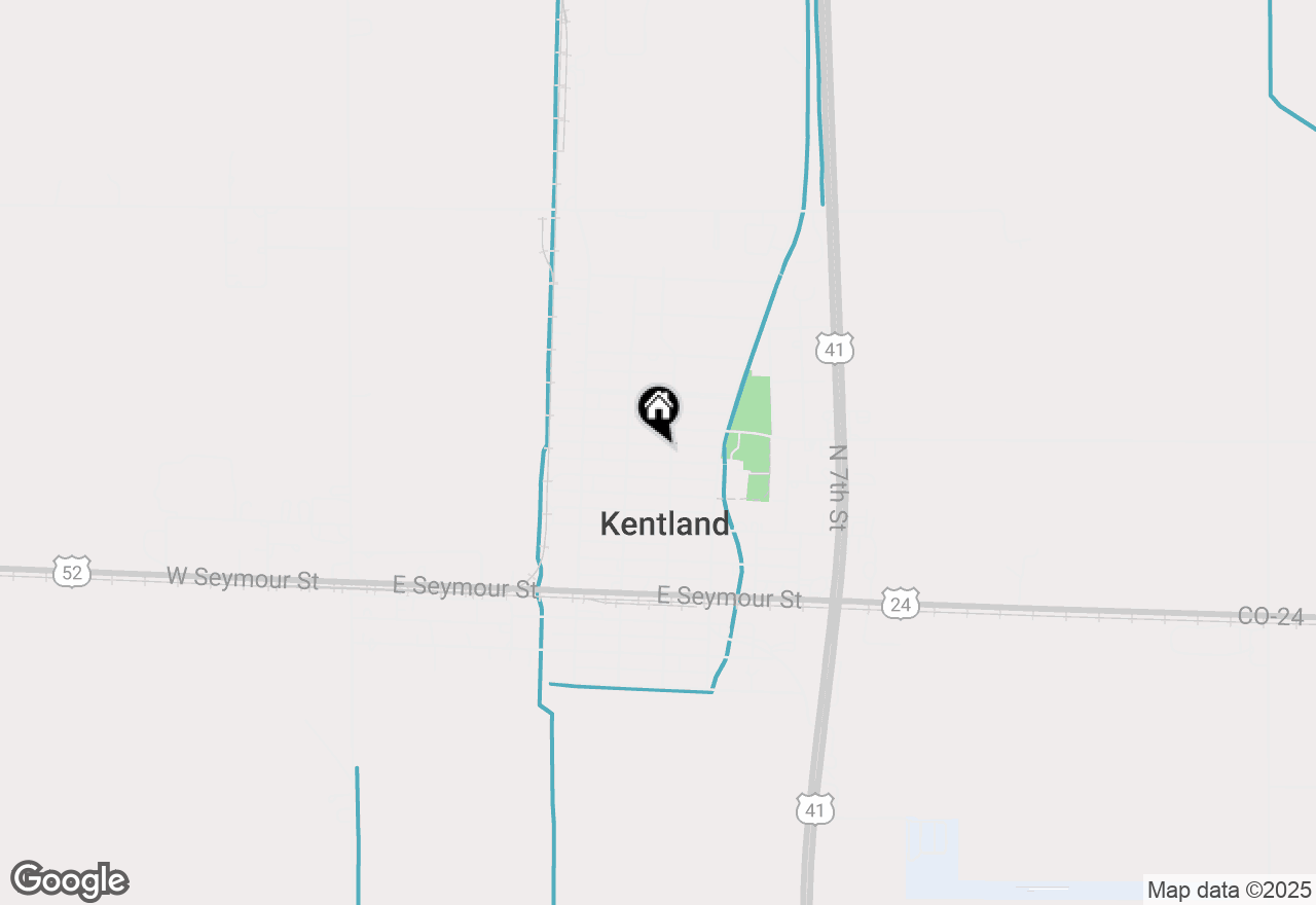 Map of 212 E Washington Street, Kentland, IN 47951