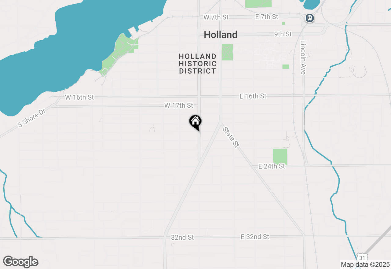 Map of 114 W 20th Street, Holland, MI 49423