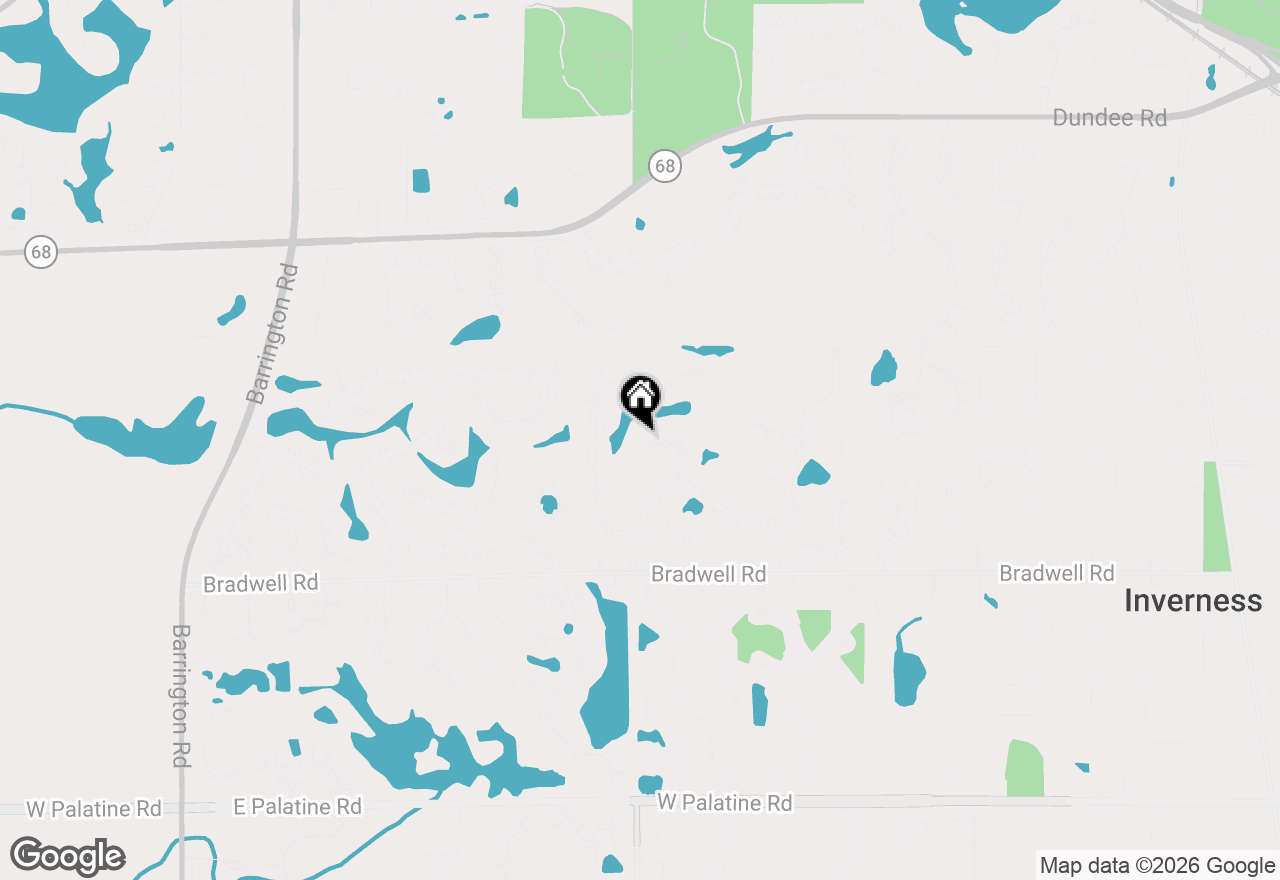 Map of 1987 Selkirk Court, Inverness, IL 60010