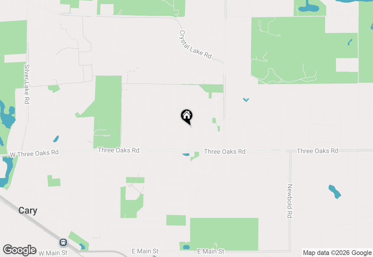 Map of 7300 Nighthawk Way, Cary, IL 60013