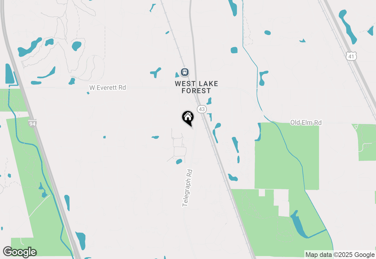 Map of 1115 Lawrence Avenue, Lake Forest, IL 60045