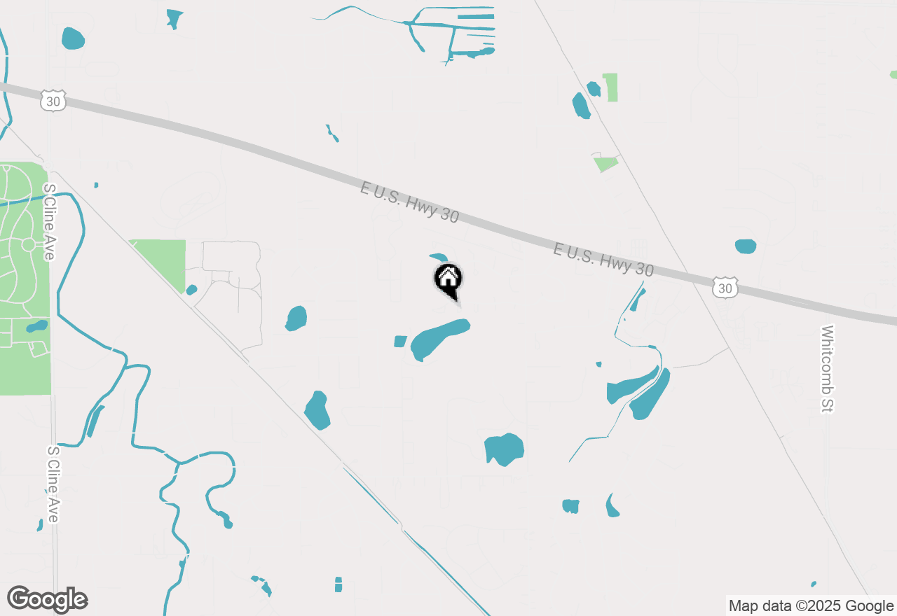 Map of 1849 Redwood Court, Crown Point, IN 46307