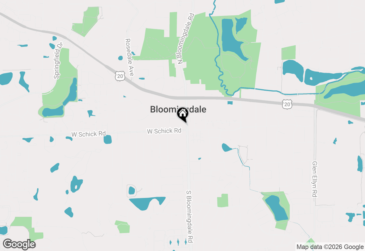 Map of 1 Tiffany Point #116, Bloomingdale, IL 60108