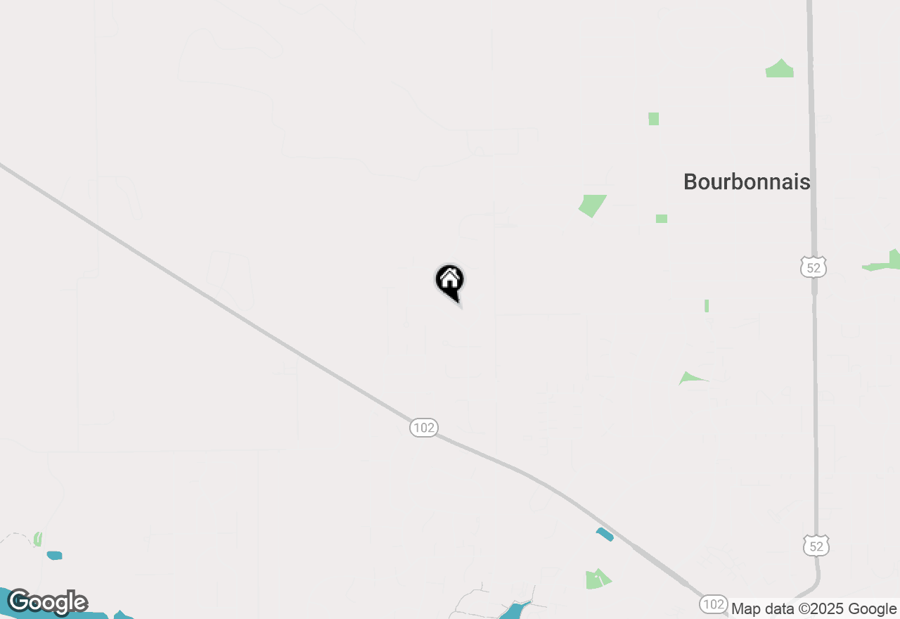 Map of 1149 Lascombes, Bourbonnais, IL 60914