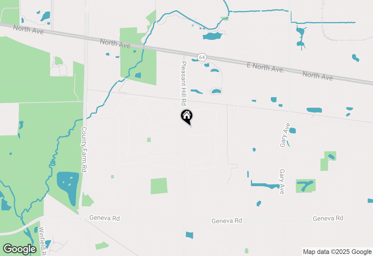 Map of 26W199 Klein Creek Drive, Winfield, IL 60190