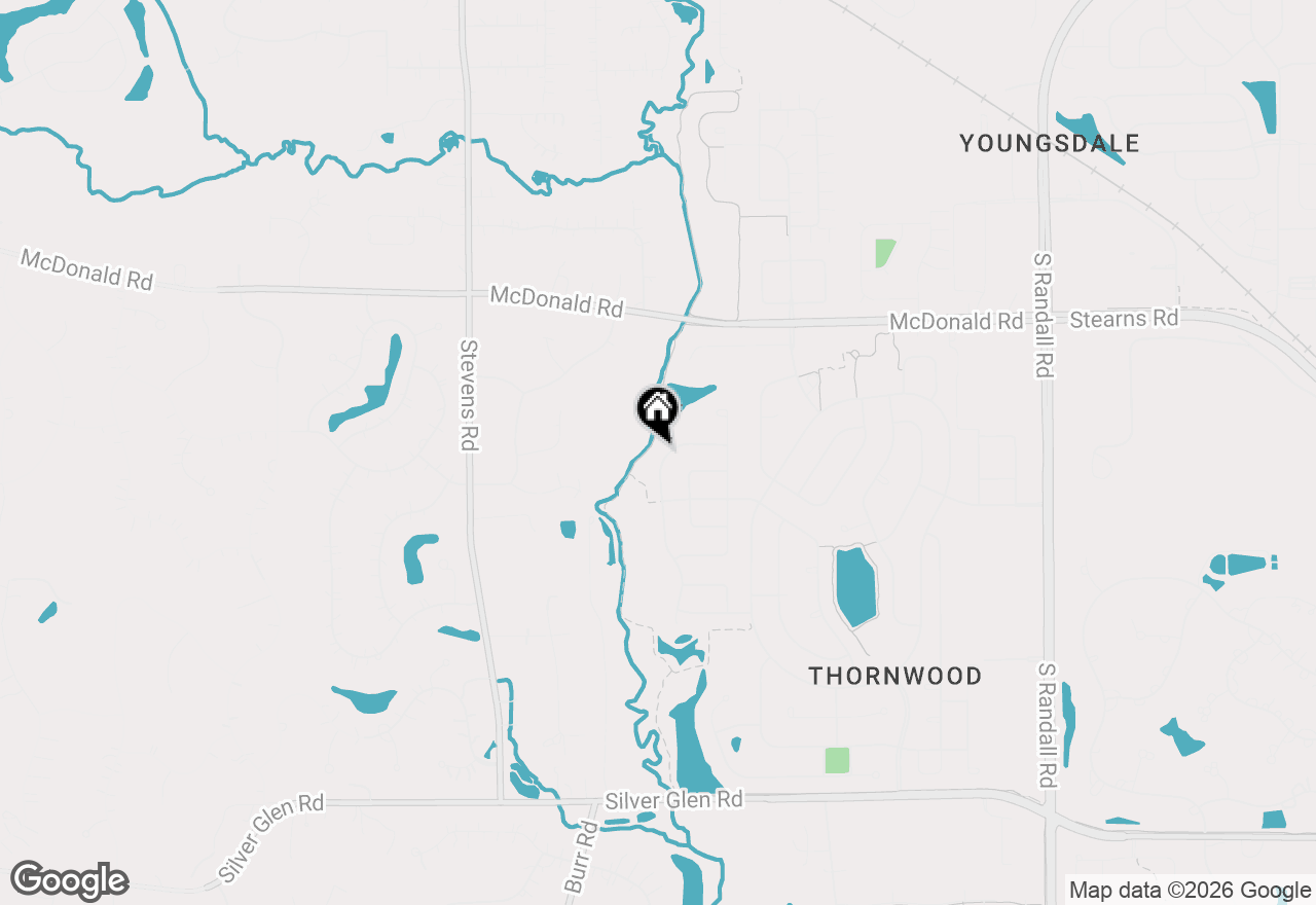 Map of 612 Waters Edge Drive, South Elgin, IL 60177