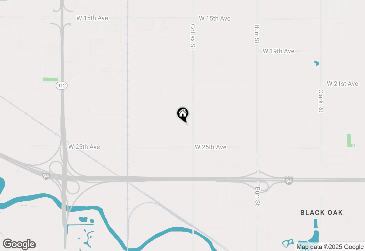 Map of 2368 Wheeler Street, Gary, IN 46406