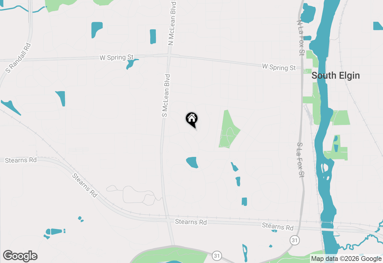 Map of 345 Mayfair Lane, South Elgin, IL 60177