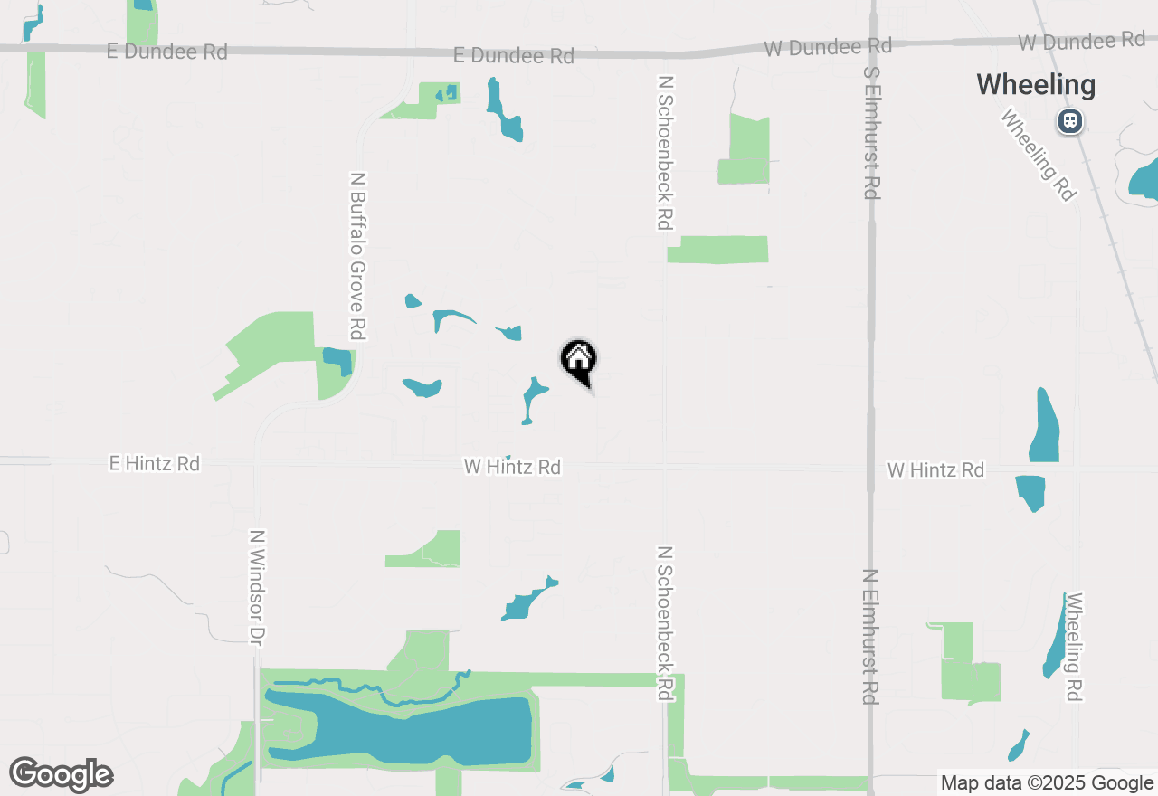 Map of 2822 Jackson Drive, Arlington Heights, IL 60004