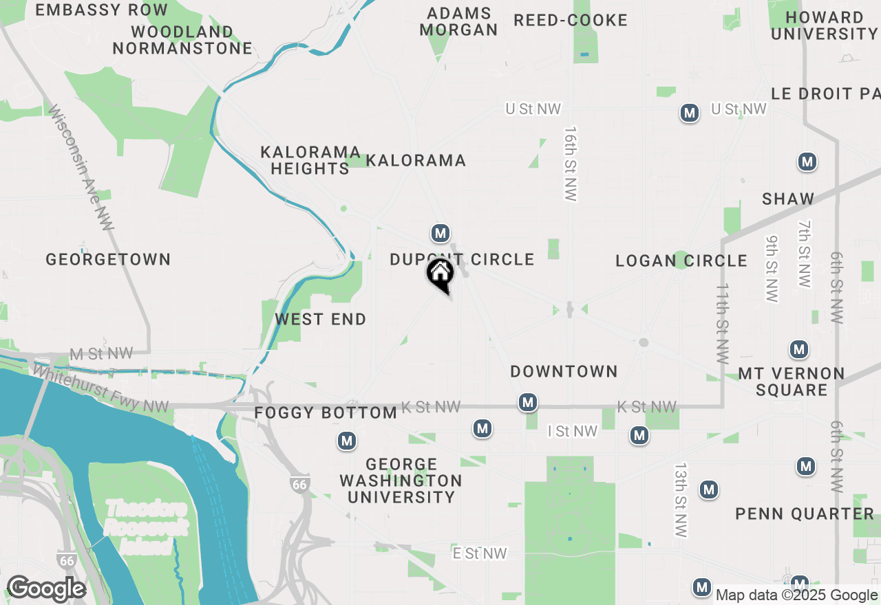 Map of 1301 20th Street Nw #202, Washington, DC 20036