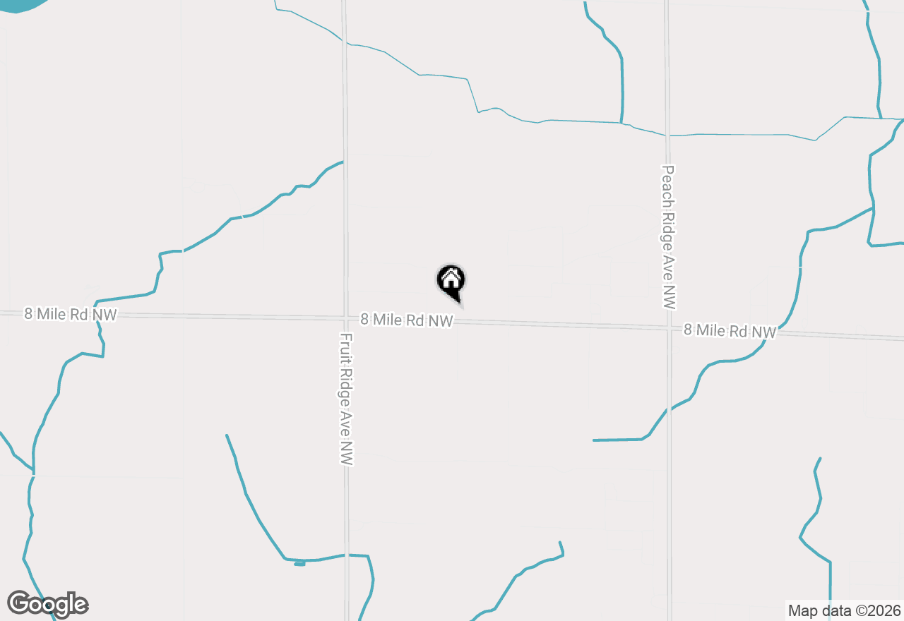 Map of 3741 8 Mile Road Nw, Grand Rapids, MI 49544