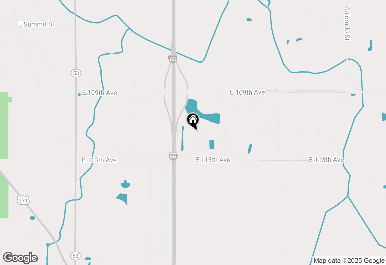 Map of 11114 Ohio Street, Crown Point, IN 46307