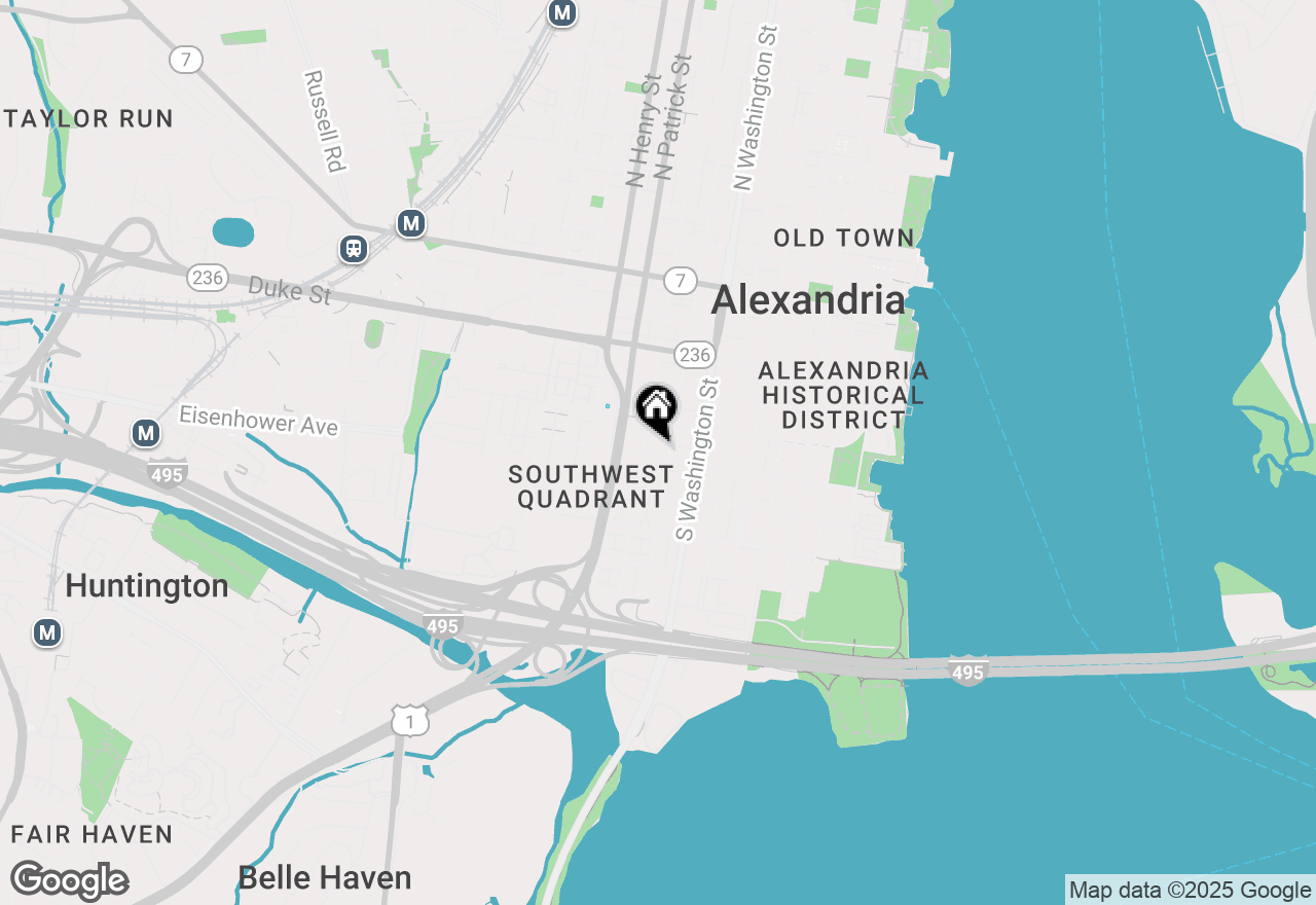 Map of 811 Gibbon Street, Alexandria, VA 22314