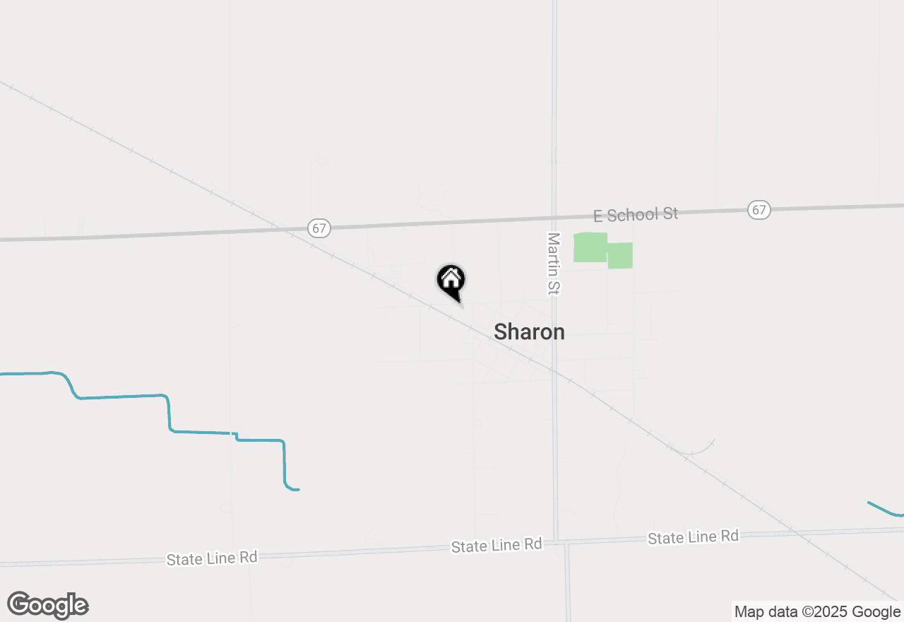 Map of 141 Seymour St, Sharon, WI 53585