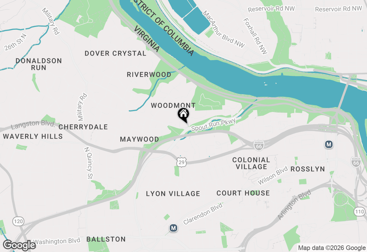 Map of 2701 Lorcom Lane, Arlington, VA 22207