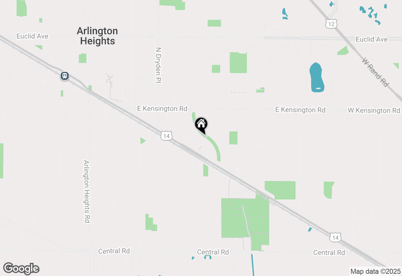 Map of 328 S Windsor Drive, Arlington Heights, IL 60004