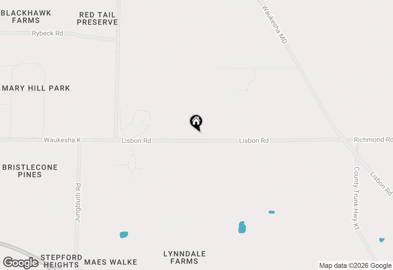 Map of N56W27636 Lisbon Rd, Sussex, WI 53089