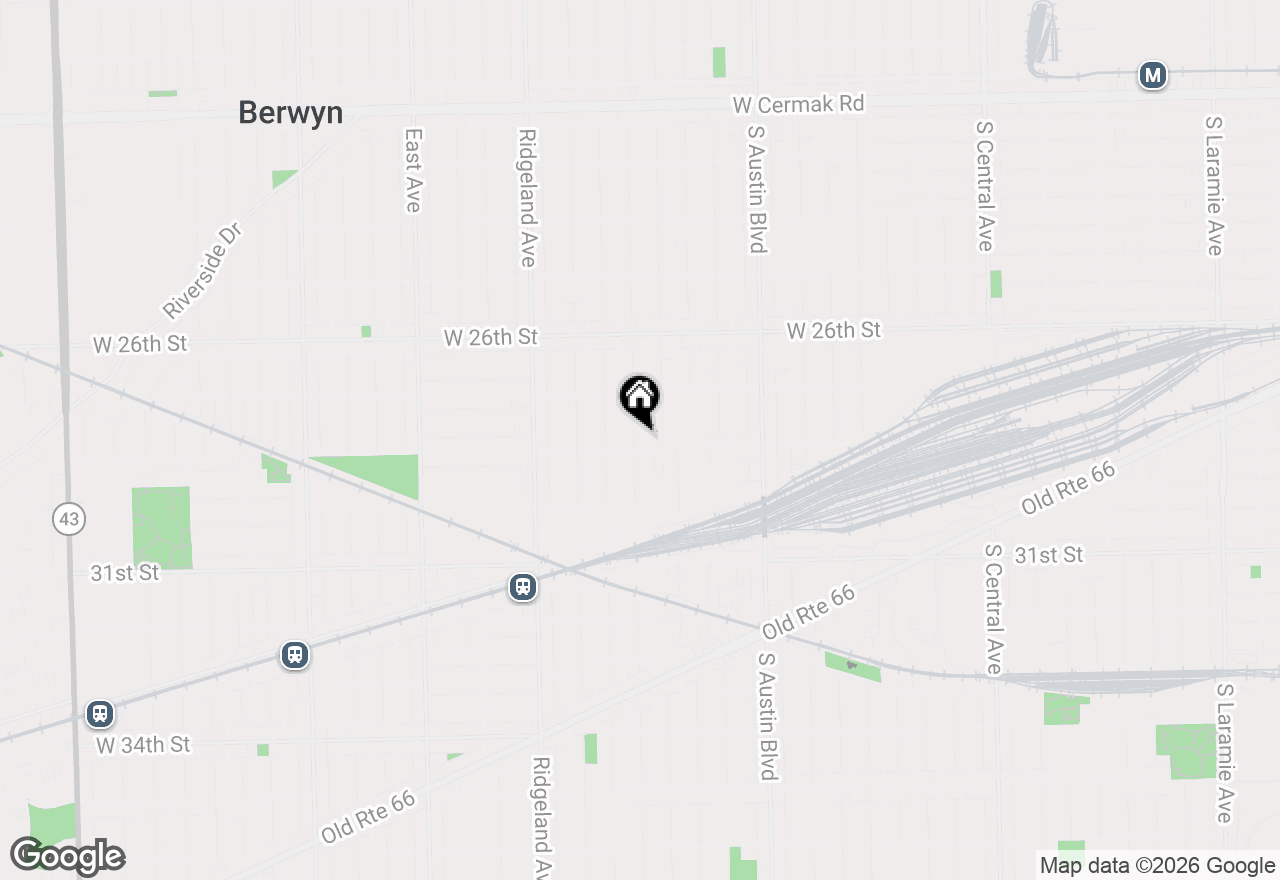 Map of 2744 Lombard Avenue, Berwyn, IL 60402