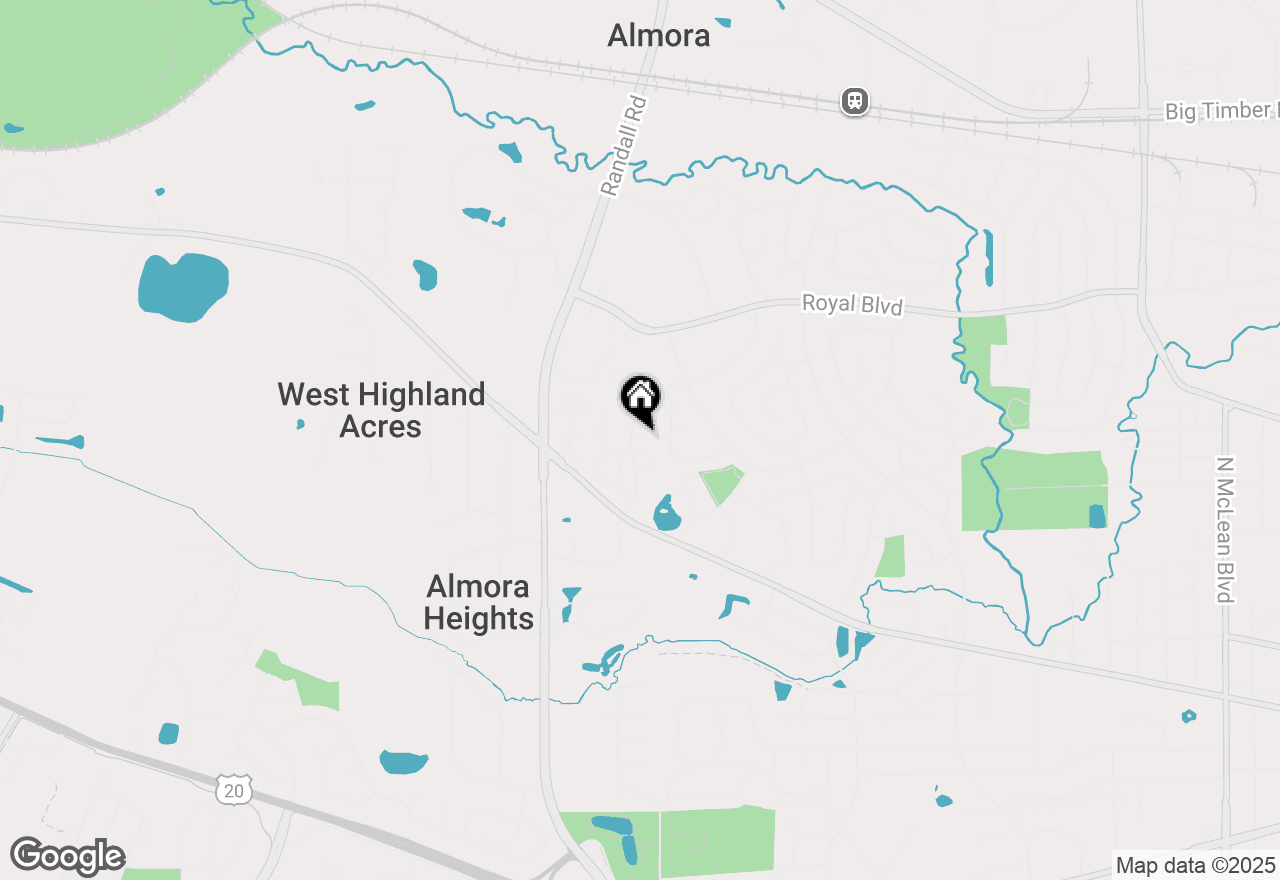 Map of 2343 Horned Owl Court, Elgin, IL 60123